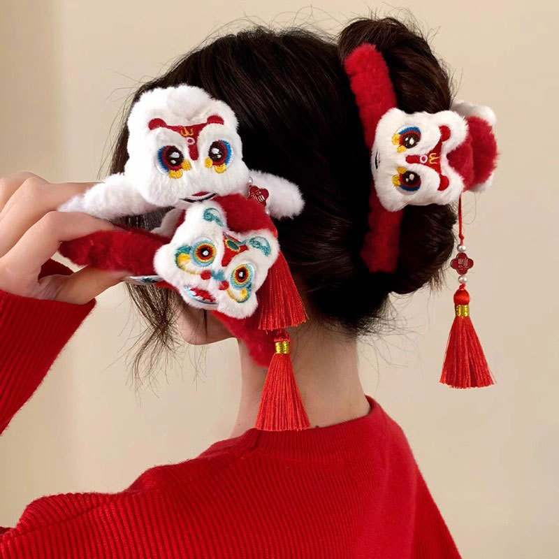 Travel Accessories Aesthetic - 1pc Lion Dance Quaste Neue Jahr