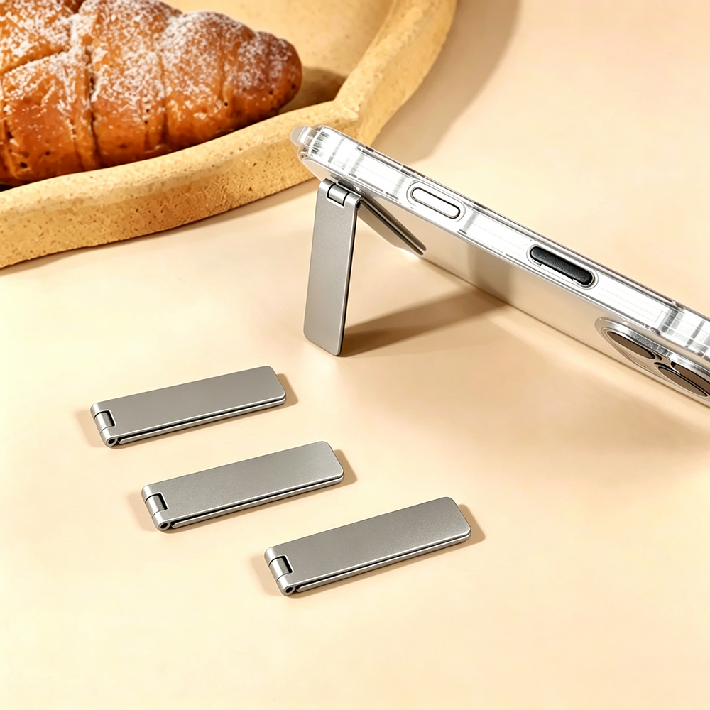 Travel Accessories Ideas - Metall-Handy-Kickstand, ultradünner, unsichtbarer Handyhalter, universeller, faltbarer,