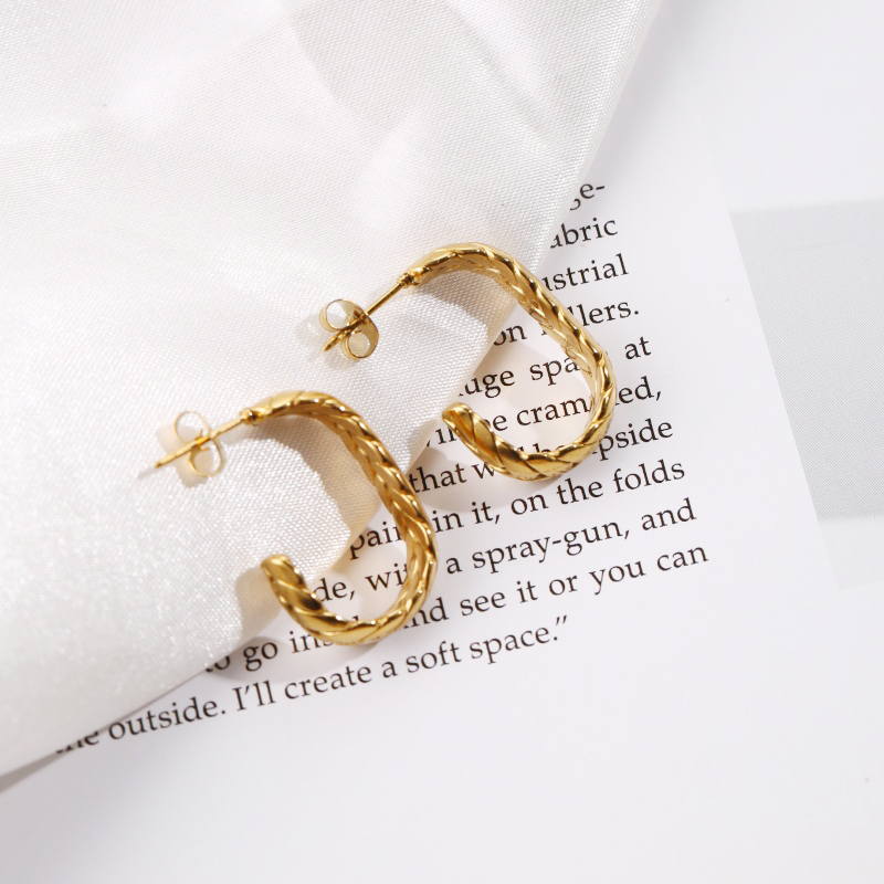 Travel Accessories As Gifts - 1 Stück Edelstahl, 18K vergoldet, C-förmige