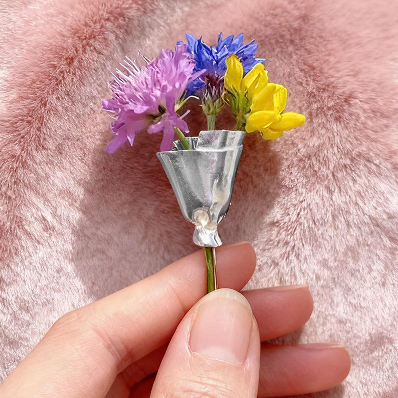 Travel Accessories India - Blumenstrauß-Halter Anstecknadeln Hochzeitskleidung Accessoires Blumenbrosche Anstecknadeln