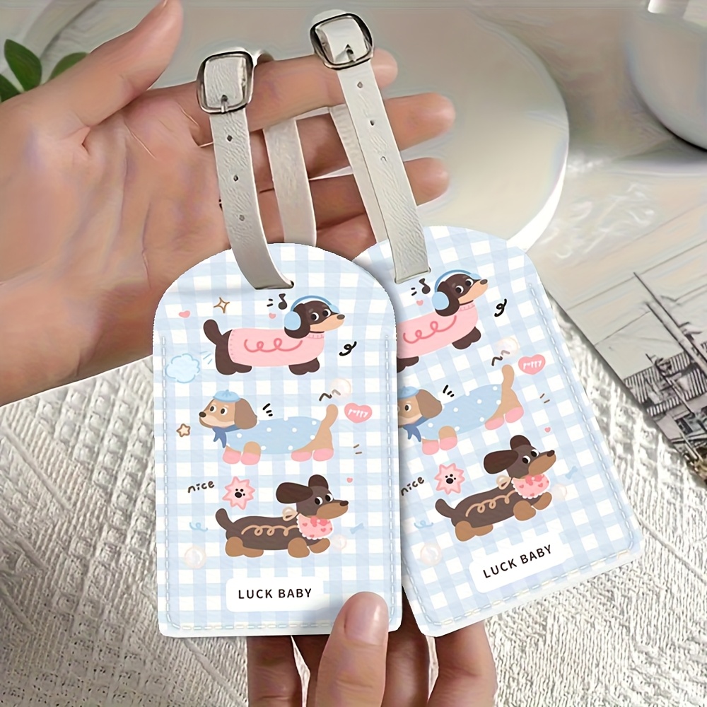 Travel Accessories As Gifts - Gepäckanhänger aus PU-Material als Robuster ID-Tag
