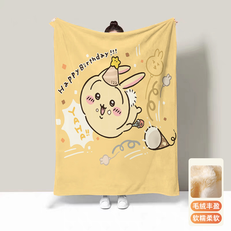 Travel Accessories As Gifts - Usagi Thermodecken für Bett Chiikawa Klimaanlagen-Decke