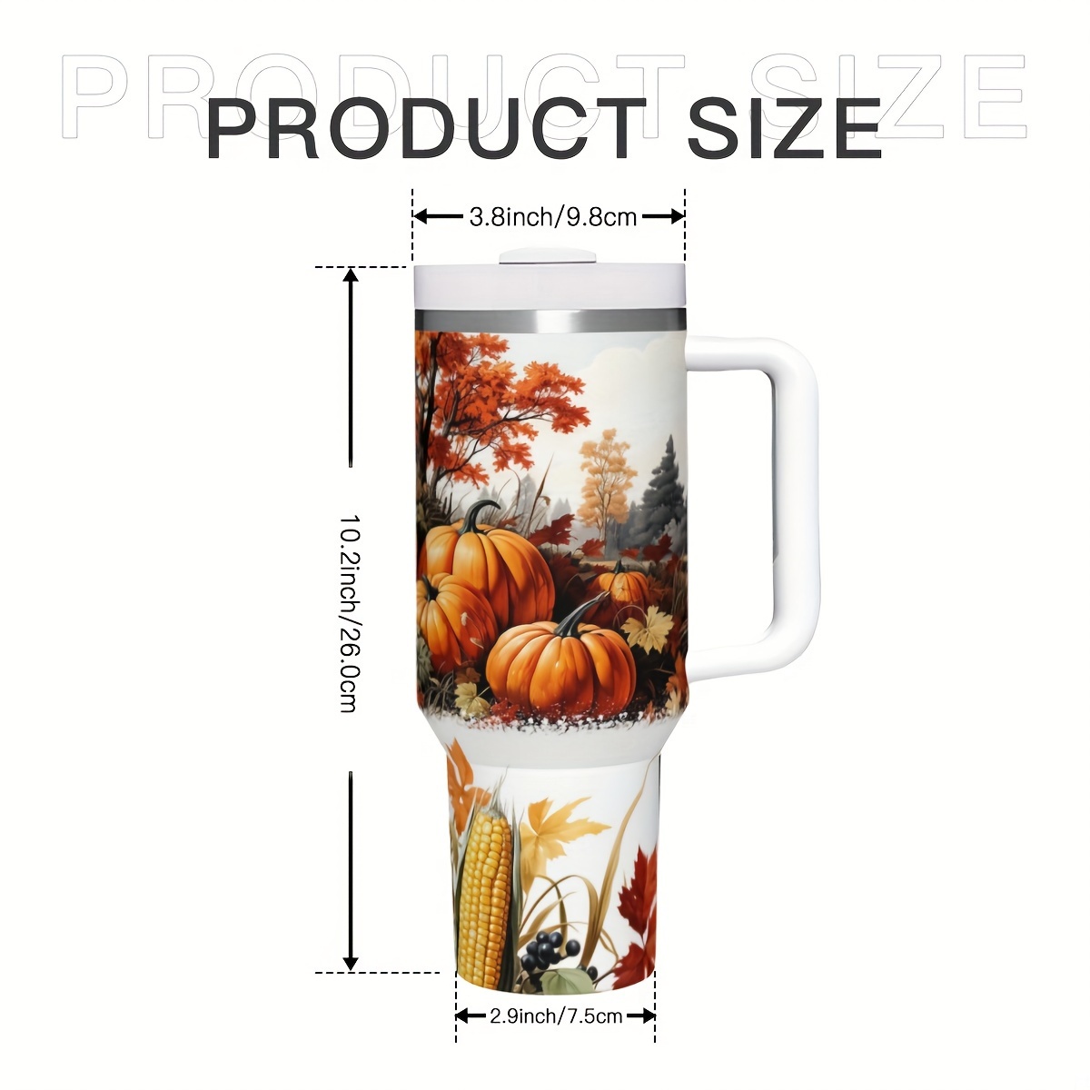 1 Stück 40oz Herbst-Kürbis-Iso – Travel Accessories Ideas Bewertung und Preis